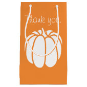 Pumpkin-Pflaster in der Orangenen Geschenktasche Kleine Geschenktüte (Vorderseite)