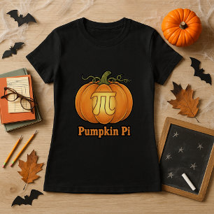 Pumpkin Pi Funny Halloween Math Lover Teacher Gesc T-Shirt