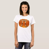 Pumpkin Pi Funny Math-lover's T - Shirt (Vorne ganz)