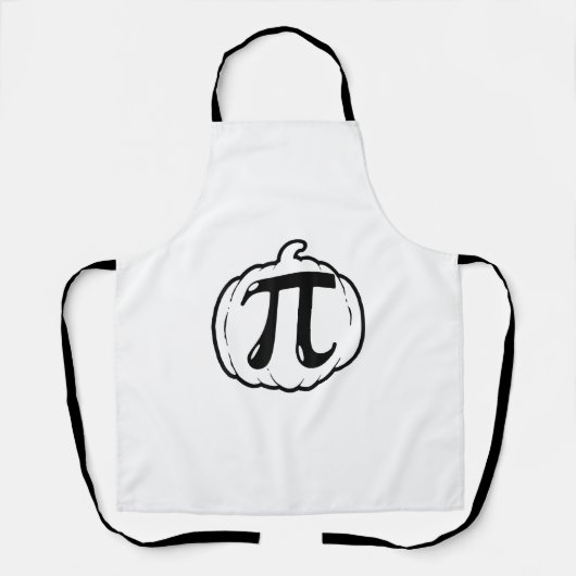 Pumpkin Pi Funny Mathematih Halloween & Erntedank Schürze (Vorderseite)