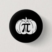 Pumpkin Pi Halloween Button (Vorderseite)
