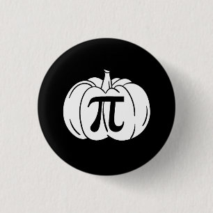 Pumpkin Pi Halloween Button