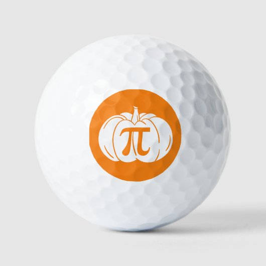 Pumpkin Pi Halloween Golfball (Vorderseite)