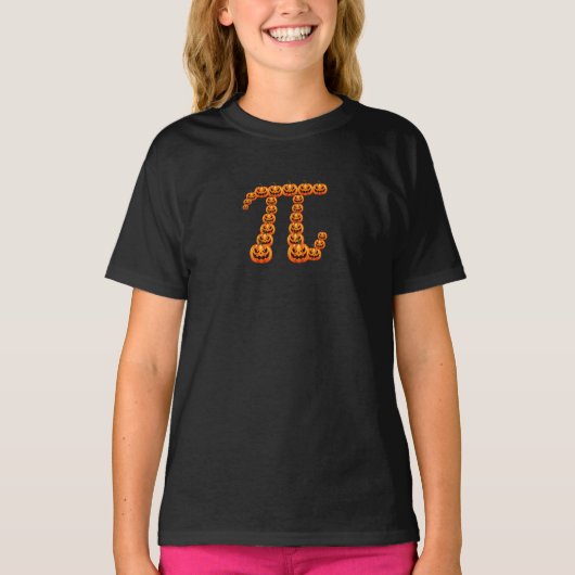 Pumpkin Pi Halloween T-Shirt (Vorderseite)