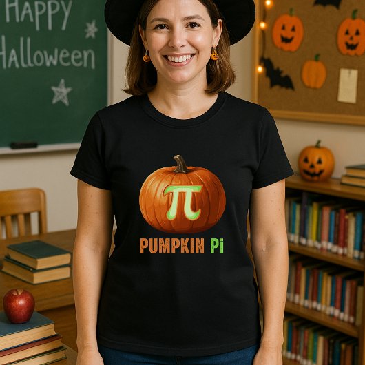 Pumpkin Pi Math Halloween Lehrer T-Shirt