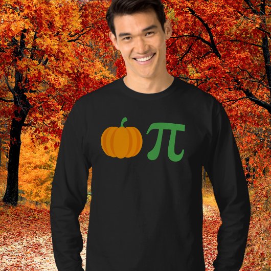 Pumpkin Pi Math Long Sleeve Tshirt