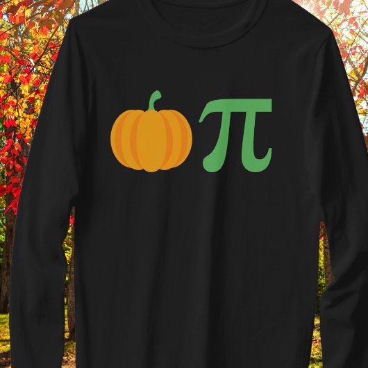 Pumpkin Pi Math Long Sleeve Tshirt