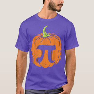 Pumpkin Pi Math Shirt Halloween Erntedank Pie D