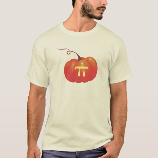 Pumpkin Pi Math Teacher Fall Erntedank Geek T-Shirt (Vorderseite)
