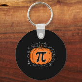 Pumpkin Pi Pie Math Lehrer Funny Halloween Danke Schlüsselanhänger (Vorderseite)