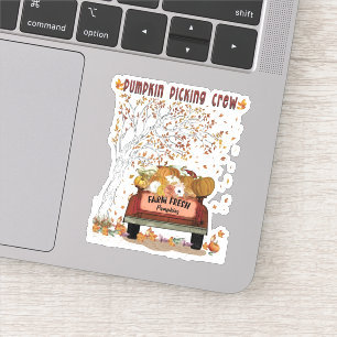 Pumpkin Picking-Crew Aufkleber