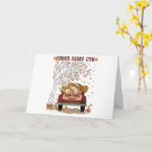 Pumpkin Picking-Crew Karte (Gelbe Blume)