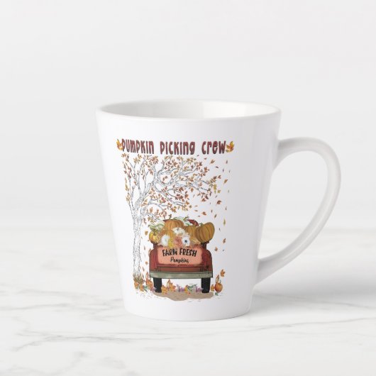Pumpkin Picking-Crew Milchtasse (Rechts)