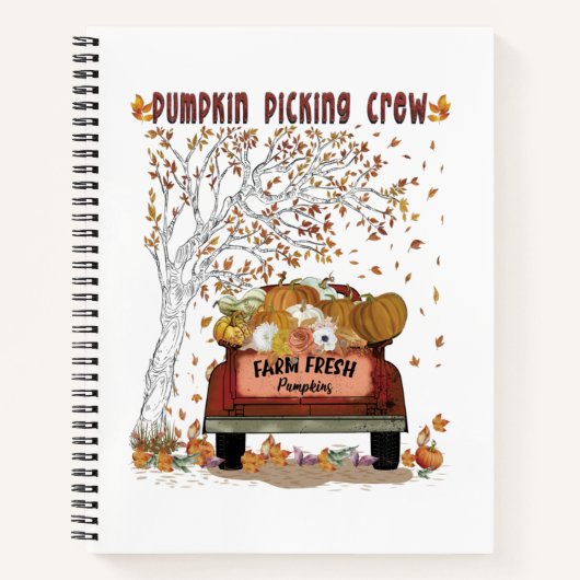 Pumpkin Picking-Crew Notizblock (Vorderseite)