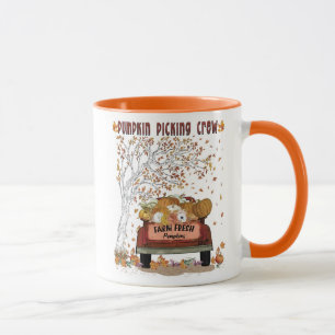 Pumpkin Picking-Crew Tasse