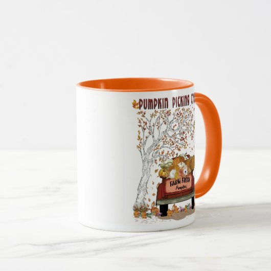 Pumpkin Picking-Crew Tasse (VorderseiteRechts)