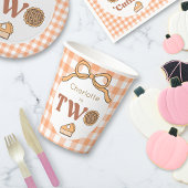 Pumpkin Pie 2. Geburtstag Pappbecher