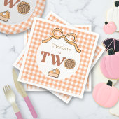 Pumpkin Pie 2. Geburtstag Serviette