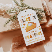 Pumpkin Pie Appreciation Gift Tag Geschenkanhänger