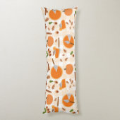 Pumpkin Pie Autumn Fall Pattern Seitenschläferkissen (Rückseite (Vertikal))