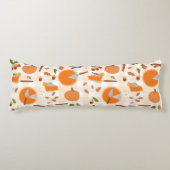 Pumpkin Pie Autumn Fall Pattern Seitenschläferkissen (Vorderseite)