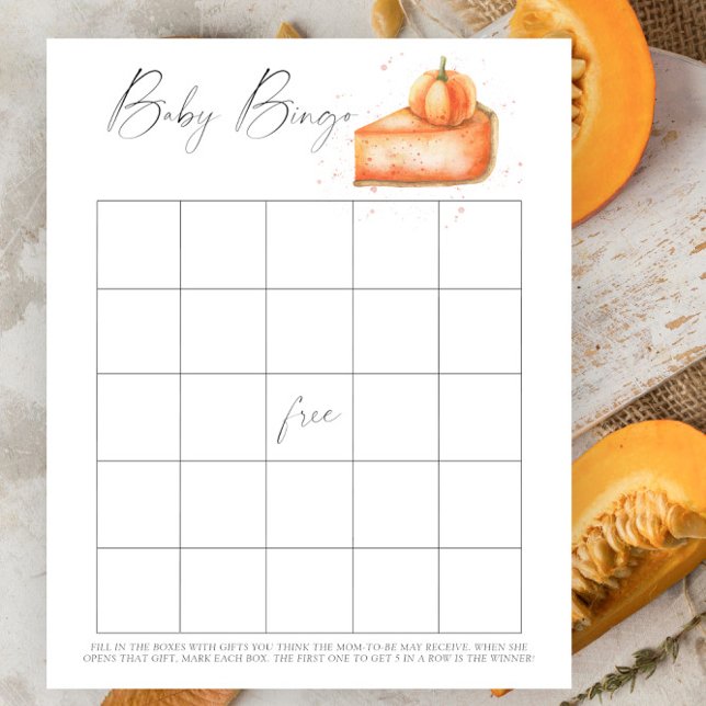 Pumpkin Pie - Baby Bingo Spiel (Von Creator hochgeladen)