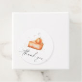 Pumpkin Pie Baby Dusche Danke Geschenkanhänger (Beispiel)