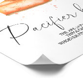 Pumpkin Pie Baby Dusche Spiel - Schnuller Jagd Poster (Ecke)