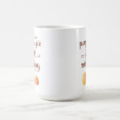 Pumpkin Pie behebt alles Funny Fall Zitat Kaffeetasse (Mittel)