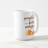 Pumpkin Pie behebt alles Funny Fall Zitat Kaffeetasse (VorderseiteRechts)