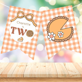 Pumpkin Pie Birthday Banner