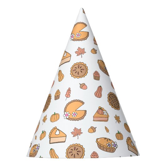 Pumpkin Pie Birthday Partyhütchen (Vorderseite)