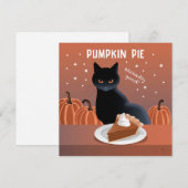 Pumpkin Pie card (Vorne/Hinten)