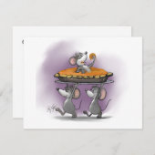 Pumpkin Pie Celebration Einladung (Vorne/Hinten)