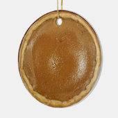 Pumpkin Pie Christmas Keramik Ornament (Links)