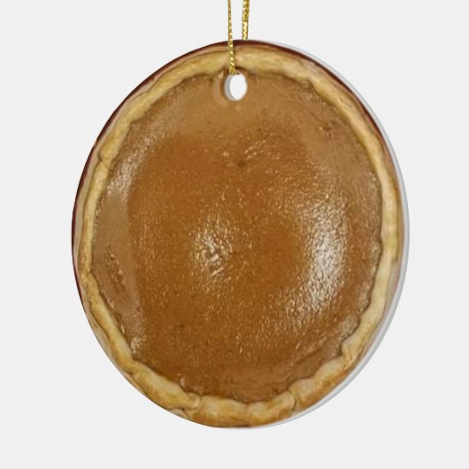 Pumpkin Pie Christmas Keramik Ornament (Links)