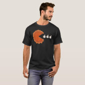 Pumpkin Pie Eating Whipped Cream Thanksgiving Day  T-Shirt (Vorne ganz)