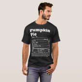 Pumpkin Pie Ernährung Fakten Funny Erntedank F T-Shirt (Vorne ganz)