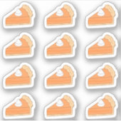 Pumpkin Pie Erntedank HerbstHalloween-Planer Aufkleber (Vorderseite)