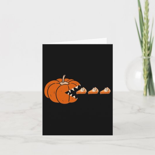 Pumpkin Pie Erntedank Tagesspass Herbst Saison Karte (Vorderseite)
