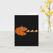 Pumpkin Pie Erntedank Tagesspass Herbst Saison Karte (Gelbe Blume)