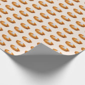 Pumpkin Pie Erntedank Wrapping Paper Geschenkpapier (Ecke)