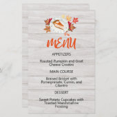 Pumpkin Pie Fixes Alles Menü (Vorne/Hinten)