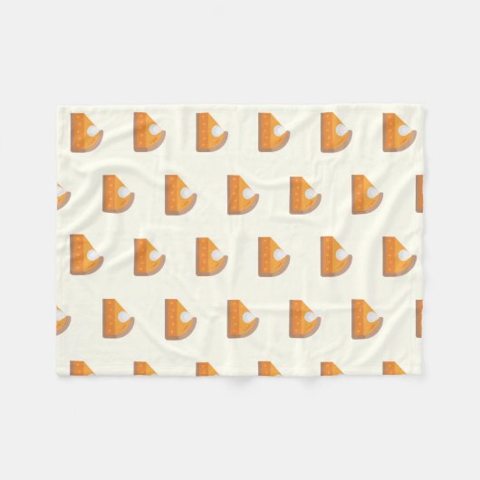 Pumpkin Pie Fleece Fall Cosy Blanket (Vorderseite (Horizontal))