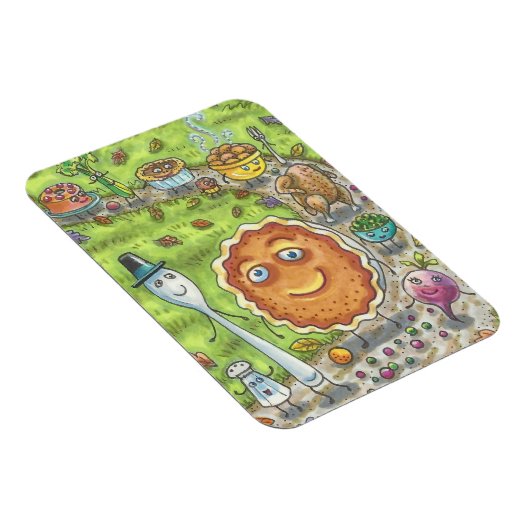 PUMPKIN PIE & FREUNDS ERNTEDANK DAOD MAGNET (Rechte Seite)