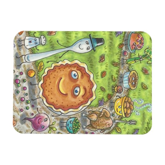 PUMPKIN PIE & FREUNDS ERNTEDANK DAOD MAGNET (Horizontal)