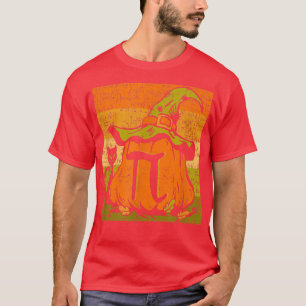 Pumpkin Pie Funny Halloween Pi Day Pun Nerd Mah T T-Shirt