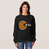 Pumpkin Pie Funny Math Halloween Kostüm Thanksgiv Sweatshirt (Vorne ganz)