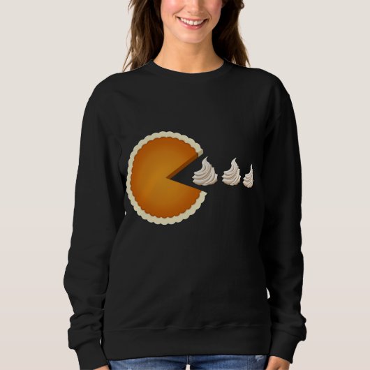 Pumpkin Pie Funny Math Halloween Kostüm Thanksgiv Sweatshirt (Vorderseite)