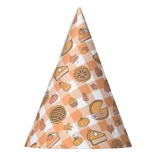 Pumpkin Pie Gingham Partyhütchen (Links)
